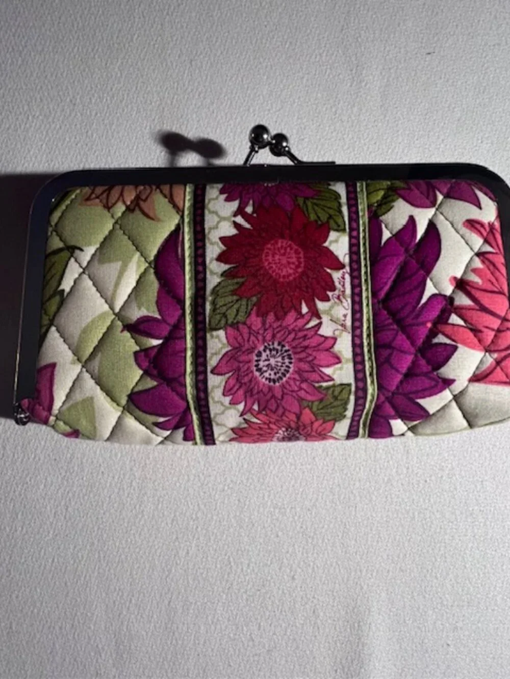 VERA BRADLEY Quilted‎ Clutch cosmetic floral 